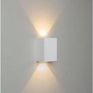 Kit 5 Arandela Slim Com Led Integrado 4w 2 Focos Branco Quente