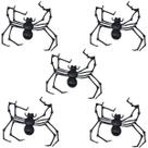 Kit 5 Aranha Grande Viuva Negra Borracha Pegadinha Decoração