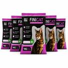 Kit 5 Areia Higienica Finicat 20kg Lavanda Natural Antiodor