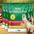Kit 5 Areia Higienica Grao Medio 20kg Gato Mandioca Vegetal