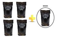 Kit 5 Areias Sanitária Perfumada Com Talco Para Gatos 4kg