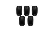 Kit 5 atacado Mouse sem fio Exbom MS-S22 preto