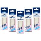 Kit 5 Atadura Elástica 10cm x 1,30m Faixa Bandagem Alta Compressão ortopédica emfermagem Famara