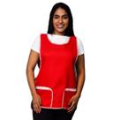 kit 5 Avental Bata Com Renda 2 Bolsos Inteiro Oxford Lojaloja