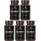 Kit 5 B Complex Essential Nutrition - 120 Capsulas Sem Sabor