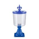 Kit 5 Baleiros Grego Com Tampa Bomboniere Cristal Potiche Decorativo