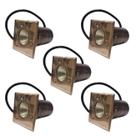 Kit 5 Balizadores Led 3w Embutir Solo jardim 6000k