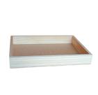 Kit 5 bandeja cesta de pinus 35x25x5 lisa cesta para café da manhã