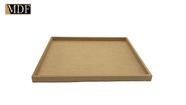 Kit 5 Bandeja Retangular Lisa Simples 32x27x1,5 Mdf 6mm Madeira