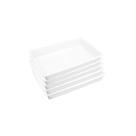 Kit 5 Bandejas 17l Plasvale Branco