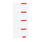 Kit 5 Bandejas Para Gondola Canto 170 Amapa 40/30 Branco Pe