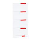 Kit 5 Bandejas Para Gondola Canto 196 Amapa 40/30 Branco Pe V - Amapá