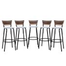 Kit 5 Banquetas Banco Altas Para Bancadas Bistro Balcão Bar Ilha Cozinha Gourmet Com Encosto Itagold Kit 5 Banquetas Banco Altas Para Bancadas Bistro Balcão Bar Ilha Cozinha Gourmet Com Encosto Itagold