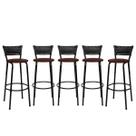 Kit 5 Banquetas Banco Cadeira Alta Balcão Americana Bar Bancada Cozinha Gourmet Ilha Estrutura Preta Itagold Kit 5 Banquetas Banco Cadeira Alta Balcão Americana Bar Bancada Cozinha Gourmet Ilha Estrutura Preta Itagold