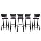 Kit 5 Banquetas Banco Cadeira Alta Balcão Americana Bar Bancada Cozinha Gourmet Ilha Estrutura Preta Itagold Kit 5 Banquetas Banco Cadeira Alta Balcão Americana Bar Bancada Cozinha Gourmet Ilha Estrutura Preta Itagold