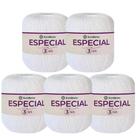 Kit 5 Barbante EuroRoma Especial 500g 1400M Fio n 3 Crochê