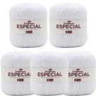 Kit 5 Barbante EuroRoma Especial 500g 1700M Fio n 2 Crochê