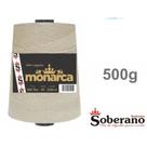 Kit 5 Barbantes Cru Monarca 500 Gramas Ordem Fio 3, 5 ou 8 Soberano Crochê, Tricô, Frigorífico e Artesanato
