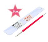 Kit 5 bastao em inox isis cutelaria palito para manicure