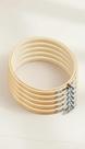 Kit 5 Bastidores Bambu 20cm Ajustável Bordado