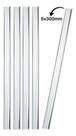 Kit 5 Bastões Agitadores 5x300mm Vidro Maciço Ponta Lapidada Kit 5 Bastões Agitadores 5x300mm Vidro Maciço Ponta Lapidada