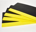 Kit 5 batentes de borracha eva para garagem e estacionamento 40x25cm