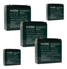 Kit 5 Baterias Wide Power 12v 25ah Ciclo Profundo