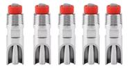 Kit 5 Bebedouro Chupeta Inox Suíno Porco Adulto 7cm