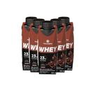Kit 5 Bebida Láctea Piracanjuba Whey Zero Lactose com 23g de Proteína Sabor Cacau 250ml