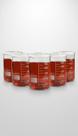 Kit 5 Béqueres Vidro Baixo Graduado 250ml