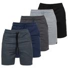 Kit 5 Bermudas Moletom Masculina Academia Casual