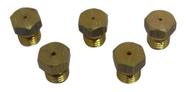 Kit 5 Bico Injetor Para Gas Glp Fogão Fischer Tripla Chama