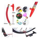 Kit 5 Bicos Agulha Para Encher Bola E Mangueira Adaptadora Para Bomba De Ar Manual Universal New