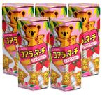 kit 5 BISCOITO KOALA COM RECHEIO MORANGO LOTTE 37g