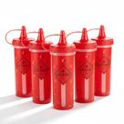 Kit 5 bisnaga decorada ketchup 250ml