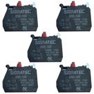 Kit 5 bloco de contato nf zbe102 sibratec/lukma