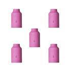 Kit 5 Bocais de Cerâmica Gás Lens Nº07 TE443 Tocha Tig Oximig