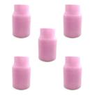 Kit 5 Bocais de Cerâmica Gás Lens Nº10 TE460 Tocha Tig Oximig