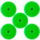 Kit 5 Boina Espuma Polimento Automotivo 5" Agressivo Verde