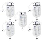Kit 5 Bolsas Coletora De Urina Sistema Fechado 2000ml Medix