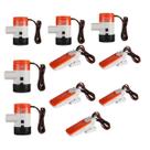 Kit 5 Bomba de Porão 1100 GPH 12V 3A Barco + 5 Automático Bomba de Porão SEAFLO 12V 24V 32V ATÉ 20A