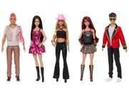 Kit 5 Boneca Barbie Mia Roberta Lupita Diego E Giovanni Luxo