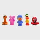 Kit 5 Bonecos Vinil Pocoyo Miniatura Dedoche Original