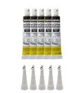 Kit 5 Borracha Silicone Acético 50g Para Reparo Manutenção Uso Geral