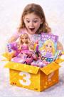 Kit 5 Brinquedos Menina Infantil Boneca Maquiagem Slime Livro Colorir Variados