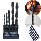 Kit 5 Brocas para Ferro e Metal em Aço Alta Resistência