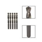 Kit 5 Brocas Paralelas Aço Rápido HSS 13mm