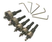 Kit 5 Brocas Serra Copo Fura Metal Aço 16/18,5/20/25/30mm Kit 5 Brocas Serra Copo Fura Metal Aço 16/18,5/20/25/30mm