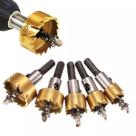 Kit 5 Brocas Serra Copo Lorben Metal Aço Ferro 16mm/ 18,5mm /20mm /25mm /30mm - GT6209