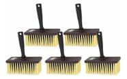 Kit 5 Broxa Para Pintura Pedreiro Retangular Roma 15x5,5 Cm